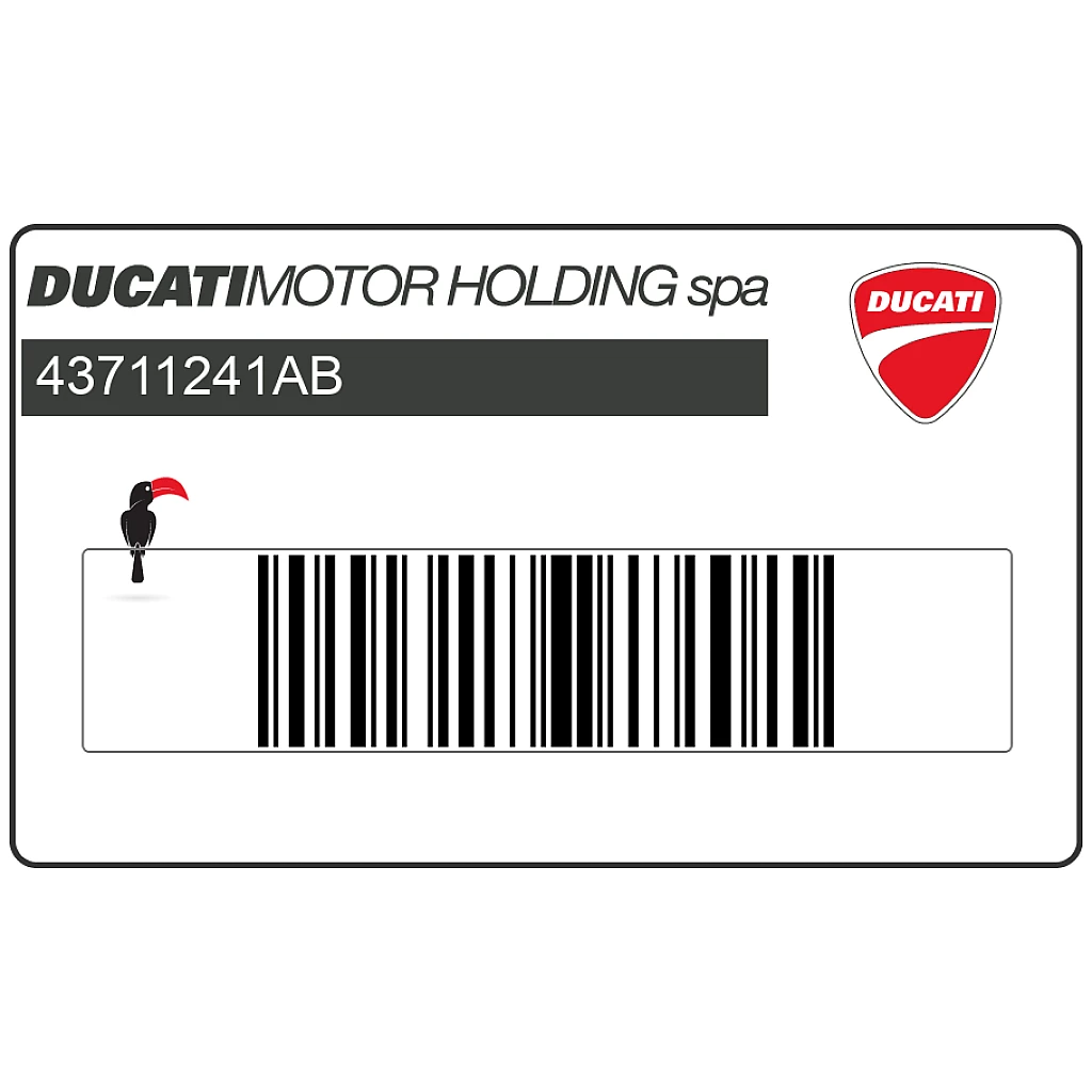 Ducati SuperSport 800 Adesivo Carenatura Superiore Sinistra Lato Sinistro OEM 43711241AB