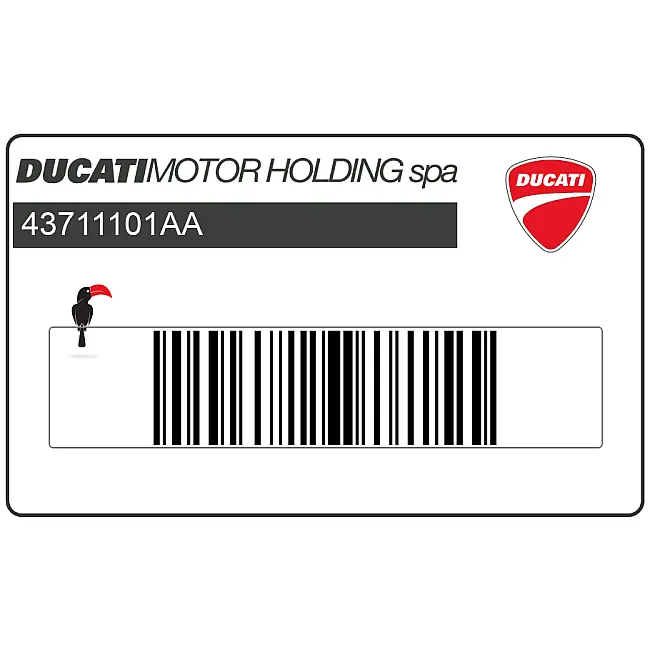 Ducati Supersport 750 Right fairing Ducati 750 decal right side OEM 43711101AA