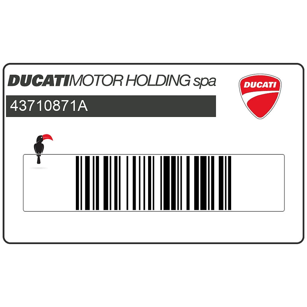 Ducati SuperSport 600 Linke Verkleidung SUPERSPORT Aufkleber Links OEM 43710871A