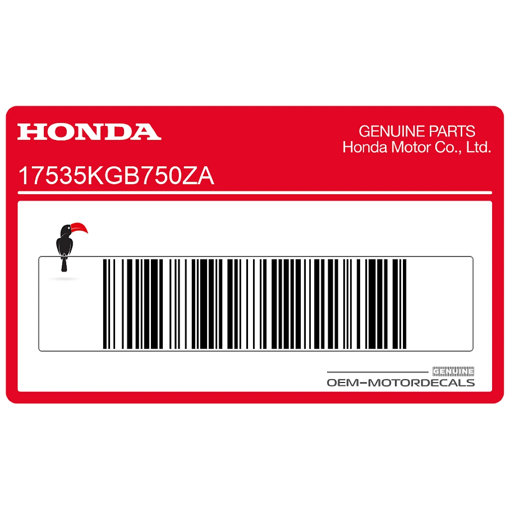 Honda VT125C Shadow Adesivo Serbatoio Shadow Lato Destro OEM 17535KGB750ZA