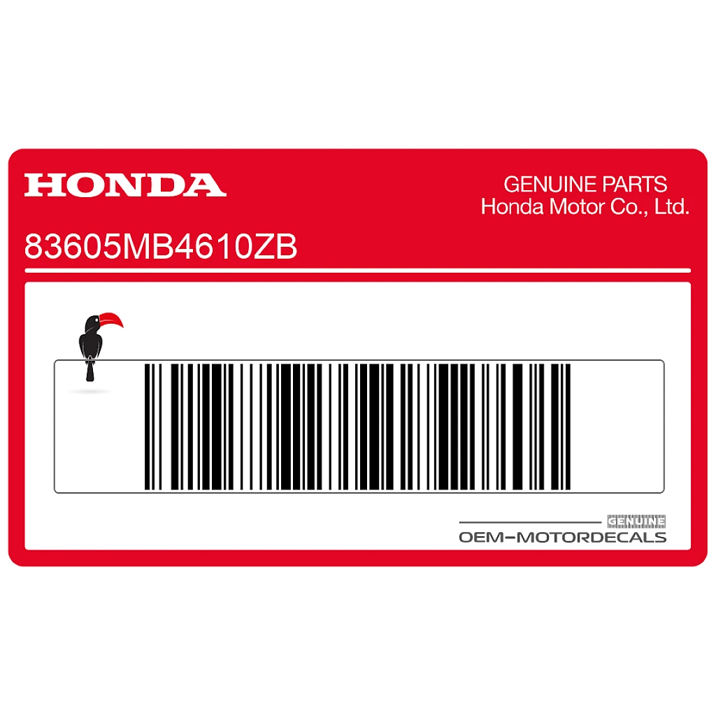 Honda VF1100C Magna Seitenverkleidung Magna Emblem OEM 83605MB4610ZB