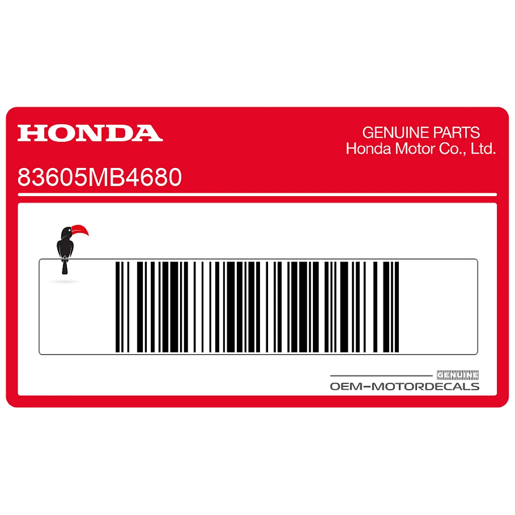 Emblema fiancata Honda VF1100C Magna OEM 83605MB4680