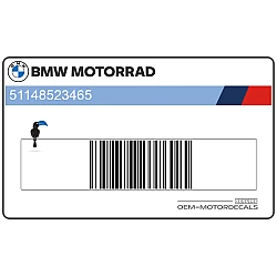 Sticker carénage latéral S1000RR, côté gauche