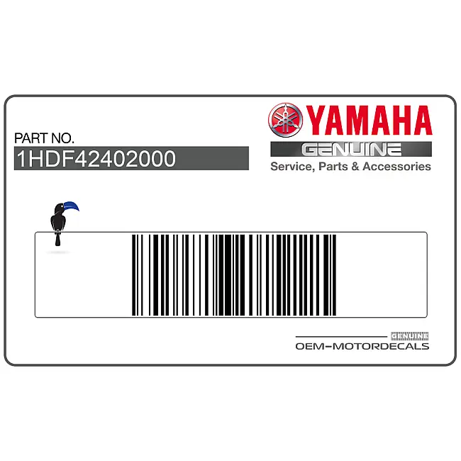Yamaha TZR50 Verkleidungsaufklebersatz OEM 1HDF42402000