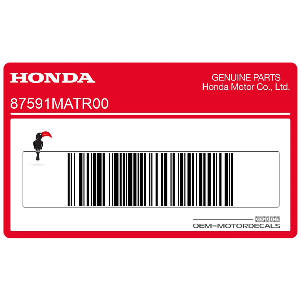 Honda CBR1100XX Super Blackbird Kraftstofftank-Siegel OEM 87591MATR00
