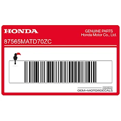Caution label