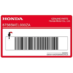 Frame caution label