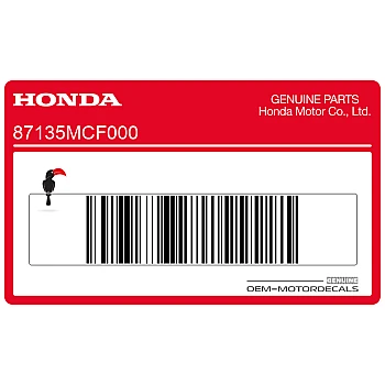 Fuel tank FUEL CAUTION (ENGL) label