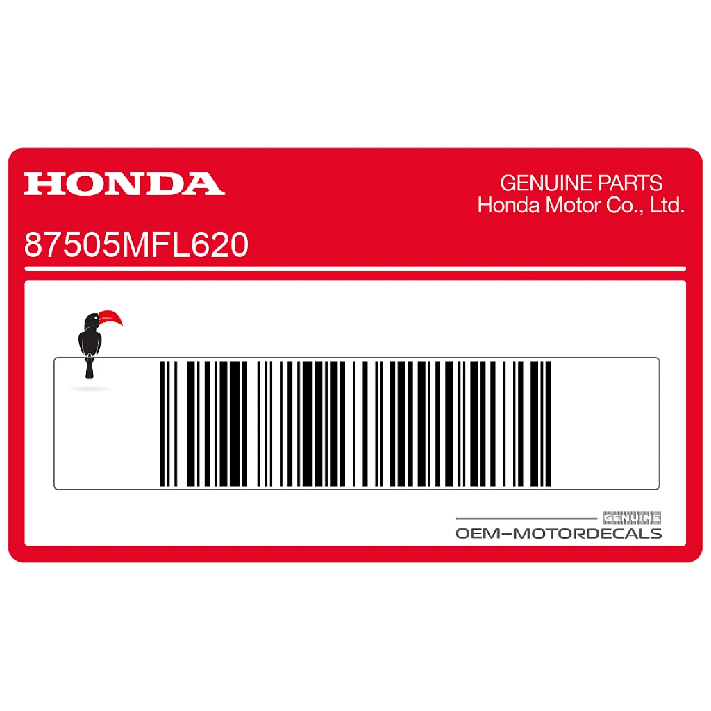 Honda CBR1000RR Fireblade Naklejka oponach na wahacz OEM 87505MFL620