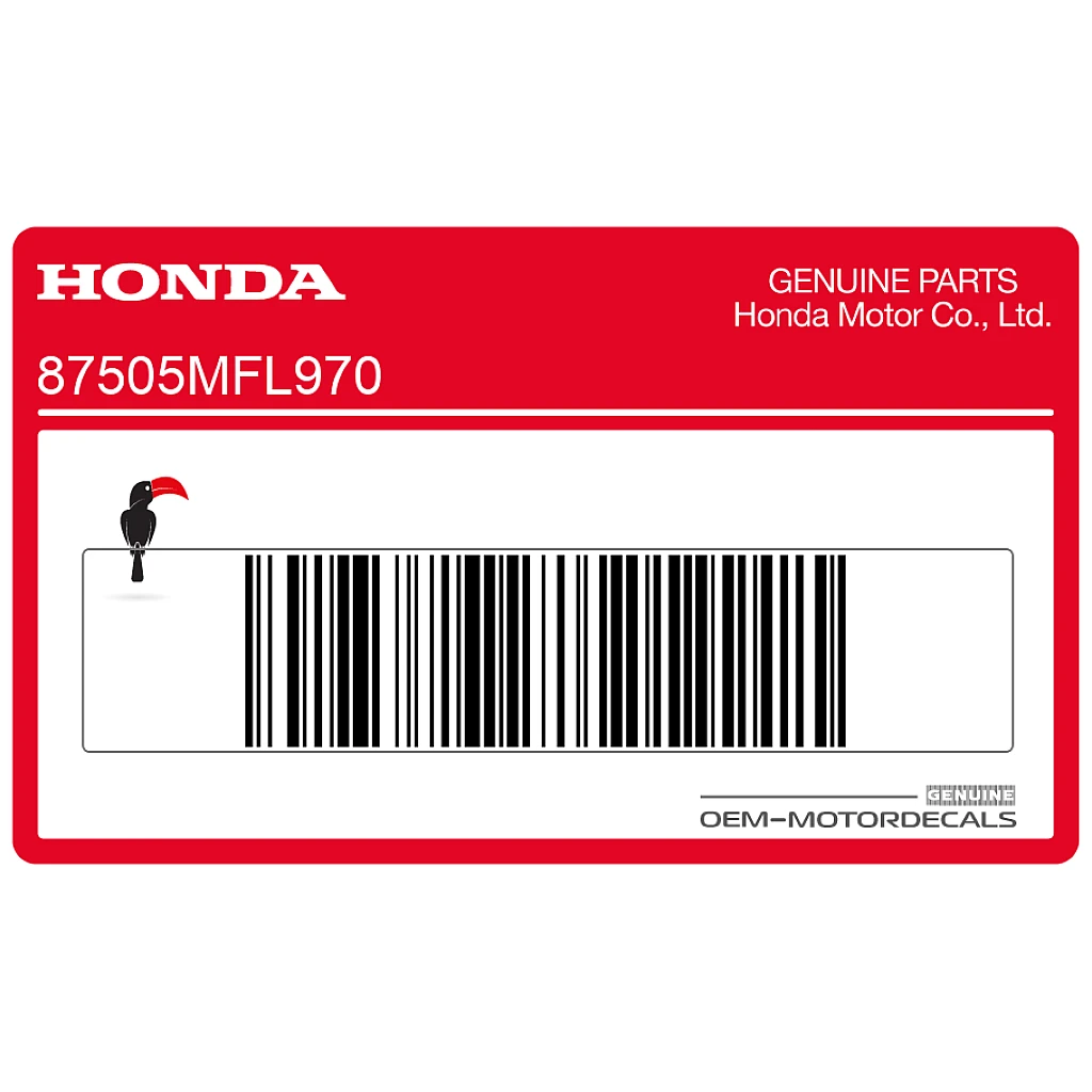 Honda CBR1000RR Fireblade Bandensticker OEM 87505MFL970