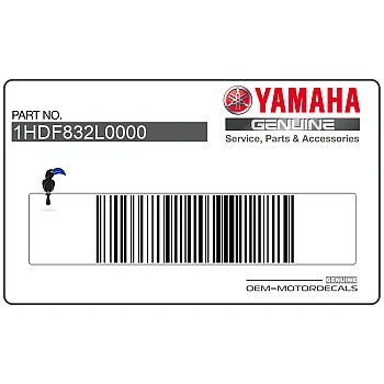 Pegatina para carenado frontal