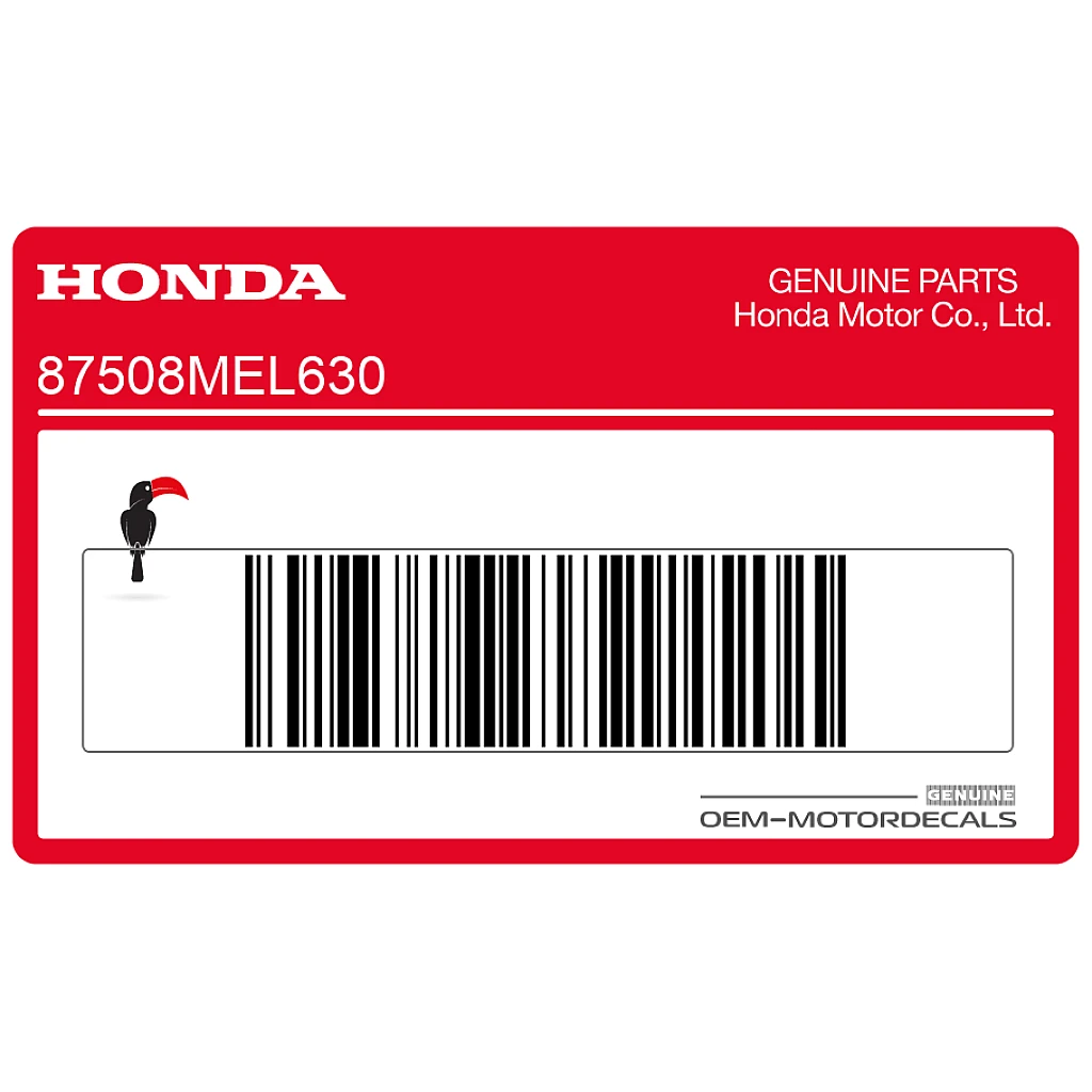 Honda CBR1000RR Fireblade Naklejka na wahacz OEM 87508MEL630