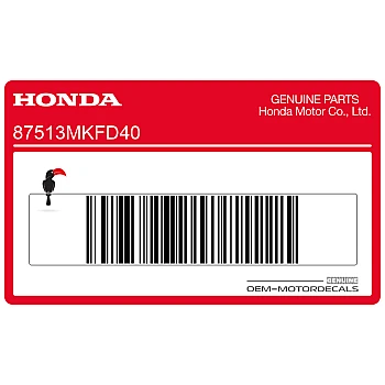 Internal fairing inertial measurement label