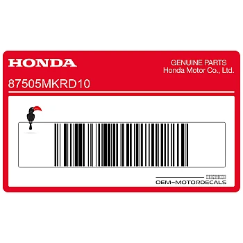 Tire & drive chain label