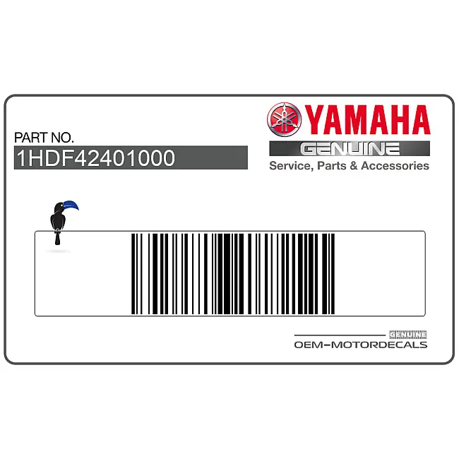 Yamaha TZR50 Kuipdeel Stickerset OEM 1HDF42401000