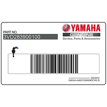 Side cowling decals, set