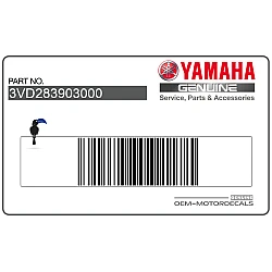 Side cowling decals, set