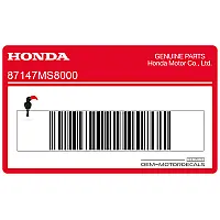 HONDA Front cowl stripe 87147-MS8-000