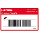 Frame caution label