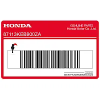 HONDA Fuel tank Rebel logo emblem 87113-KEB-900ZA