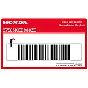 Autocollant d'avertissement