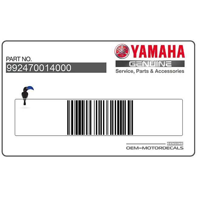 Yamaha TDM850 Tank YAMAHA Logo Emblem Original Fabrik-Original Aufkleber OEM 992470014000
