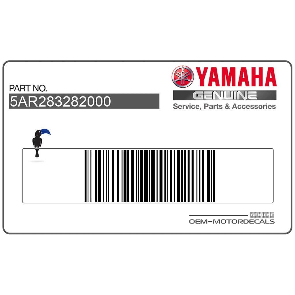 Yamaha TDM850 Linke Verkleidungs-Emblem Linke Seite OEM 5AR283282000