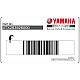 Yamaha TDM850 Adesivo Carenatura Destra OEM 4TX283926000