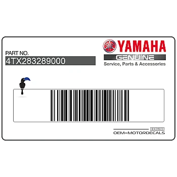 Emblème de carénage inférieur TDM850, côté gauche