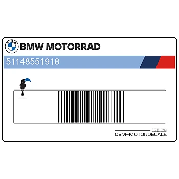 BMW brandstoftank belettering, rechterzijde