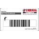 Yamaha YZF-R125 Naklejka na lewą owiewkę, lewa strona OEM 5D7F83G60000
