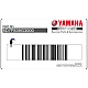 Yamaha YZF-R125 Naklejka na owiewkę boczną 10 Lewa Strona Oryginalna Fabryczna OEM 5D7F839G3000