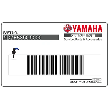 Pegatina para quilla, lado derecho