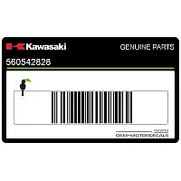 KAWASAKI Adesivo carena inferiore Kawasaki, lato sinistro 56054-2828