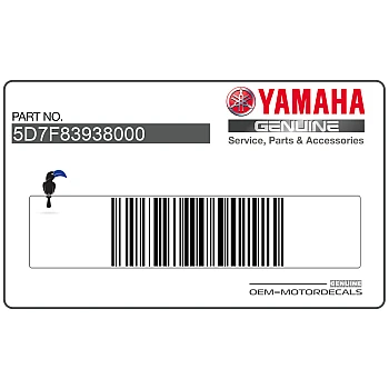 Kanzel / Oberteil Verkleidung Aufkleber, Linke Seite