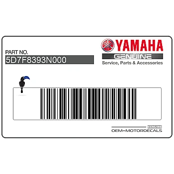 Adesivo carena anteriore superiore, lato sinistro