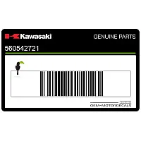 KAWASAKI Emblema KRT carena inferiore, lato destro 56054-2721