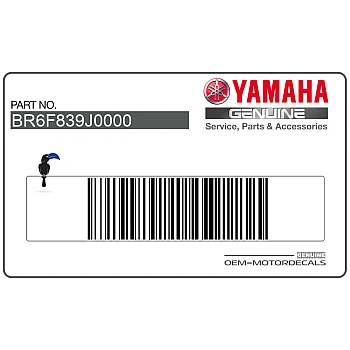 Adesivo carena anteriore superiore, lato sinistro