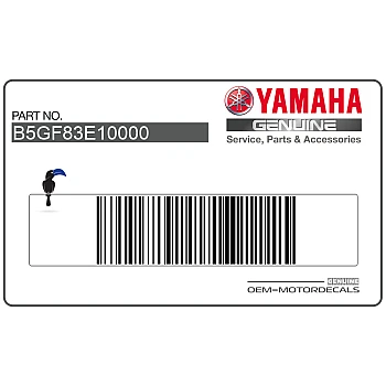 Adesivo carena inferiore, lato sinistro