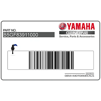 Kanzel / Oberteil Verkleidung Aufkleber, Linke Seite