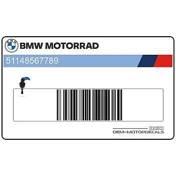 Bovenste zijkuip RR sticker, links