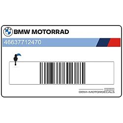 Adesivo posteriore coda carena, lato destro