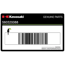 Adesivo logo KAWASAKI per serbatoio