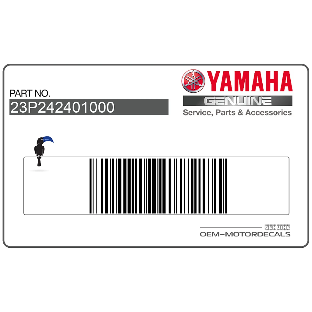 Yamaha XT1200Z Super Tenere Juego de pegatinas para carenado y depósito OEM 23P242401000