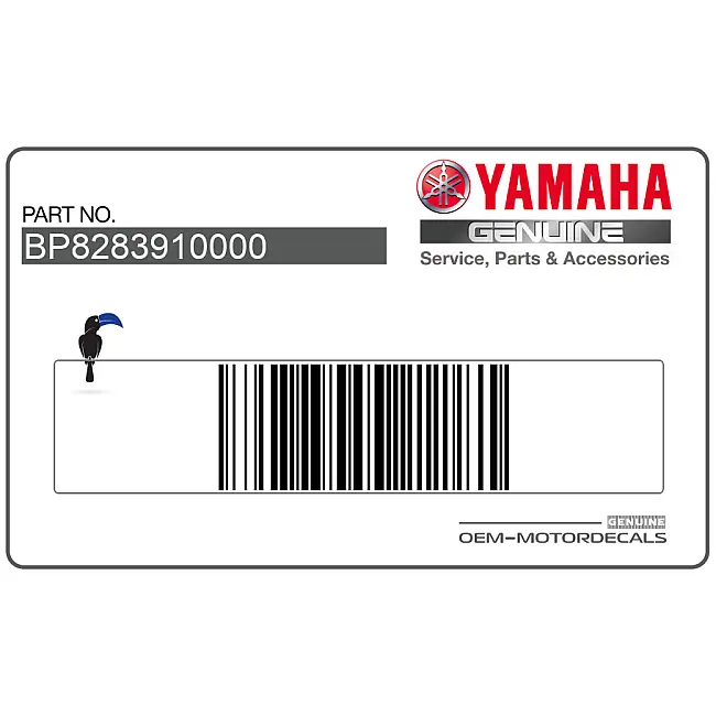 Autocollant flanc de carénage gauche Yamaha XT1200Z Super Tenere OEM BP8283910000