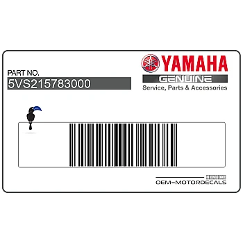Voorspatbord sticker