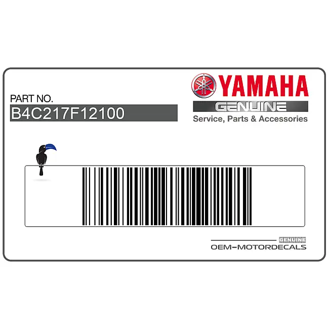 Adesivo serbatoio lato sinistro Yamaha MT-07 OEM B4C217F12100