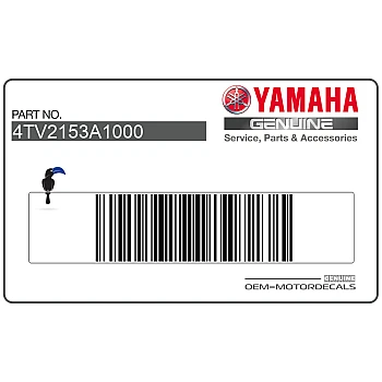 Emblema de tanque de combustible YAMAHA