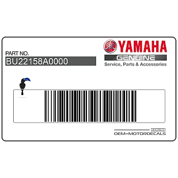 Pegatina para guardabarros delantero, lado izquierdo