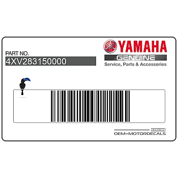 Emblema YAMAHA carenado frontal, centro superior